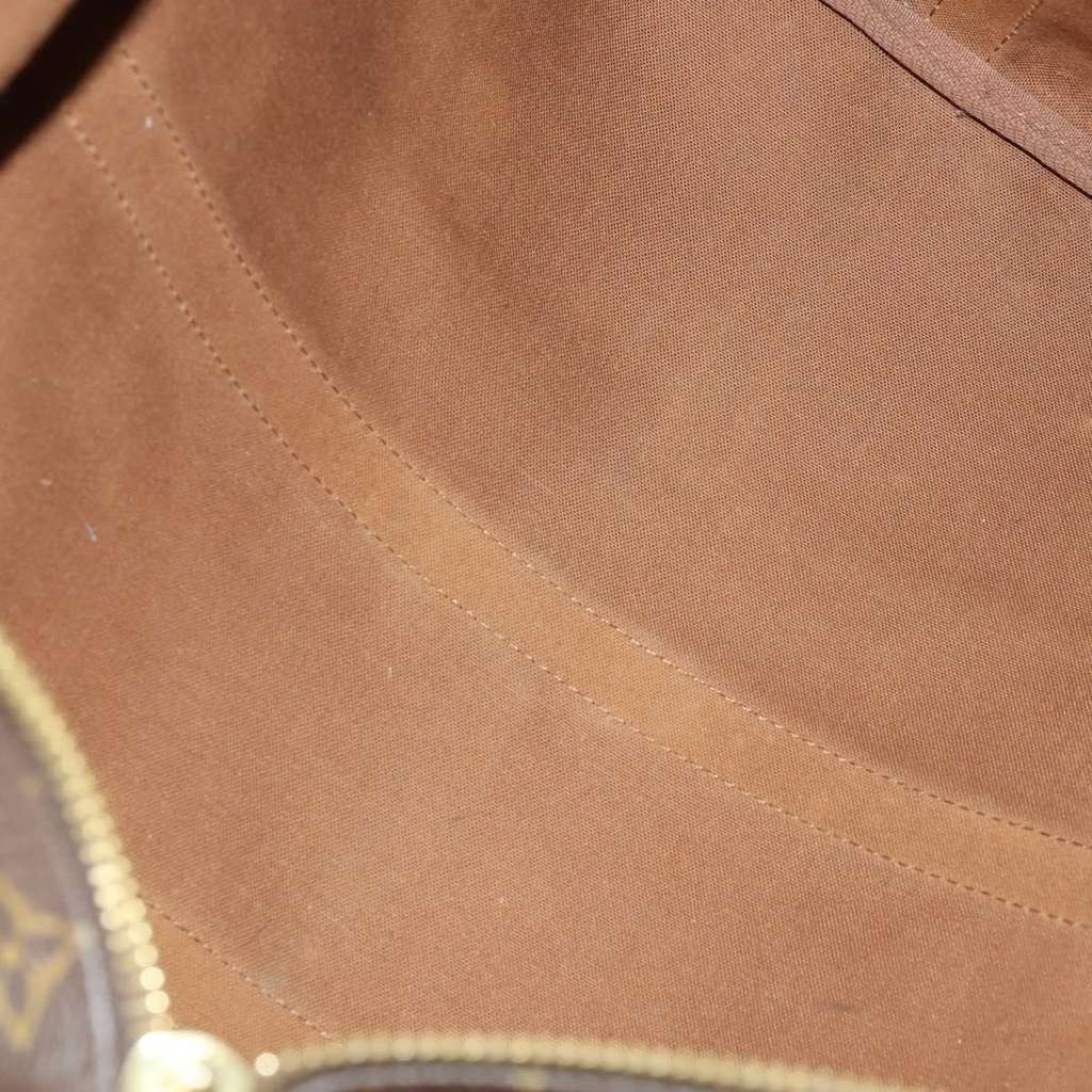 Louis Vuitton Keepall Bandouliere Bag Brown Canvas Fair condition - Box View