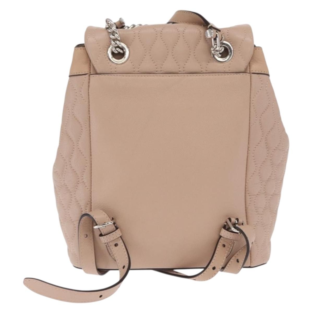 Bally Vintage Backpack Pink Leather Good condition - Back View