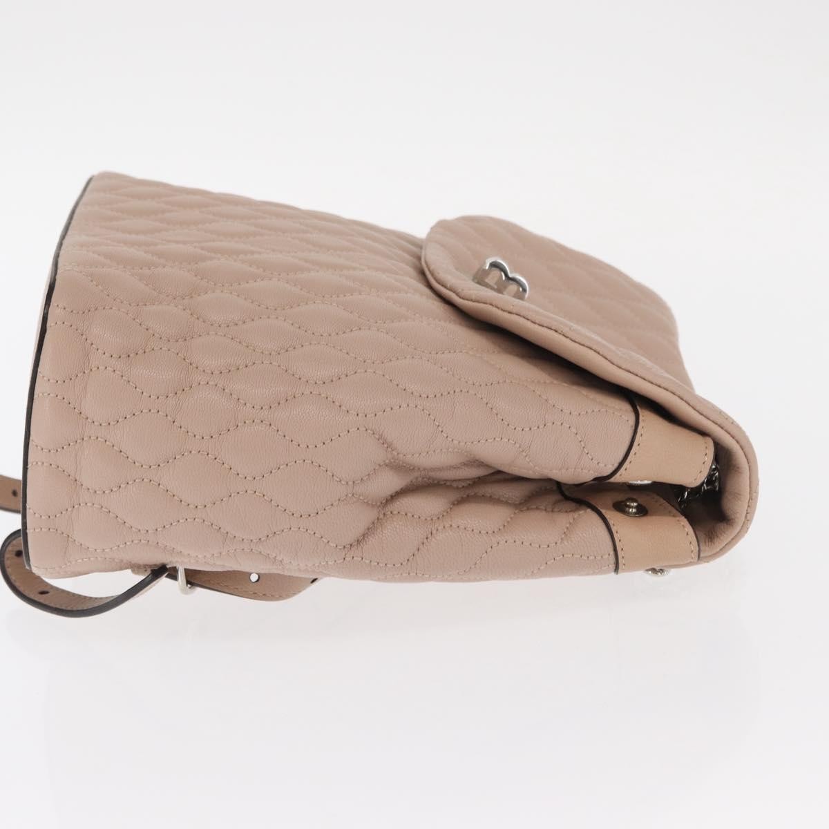 Bally Vintage Backpack Pink Leather Good condition - Inside View