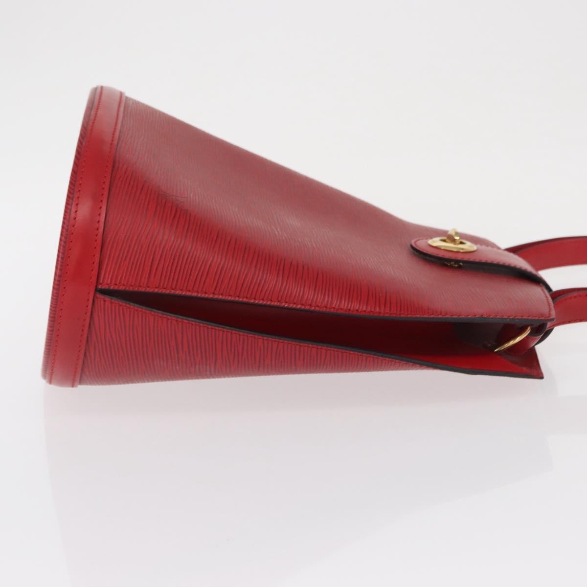 Louis Vuitton Cluny Shoulder Bag Red Leather Good condition - Inside View