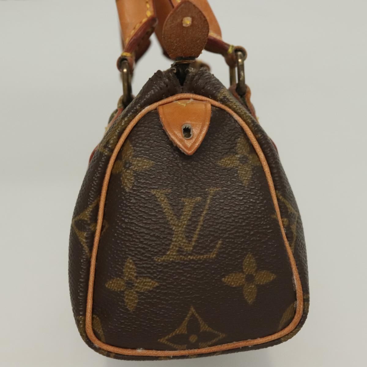 Louis Vuitton Speedy Mini HL Handbag Brown Canvas Good condition - Model View