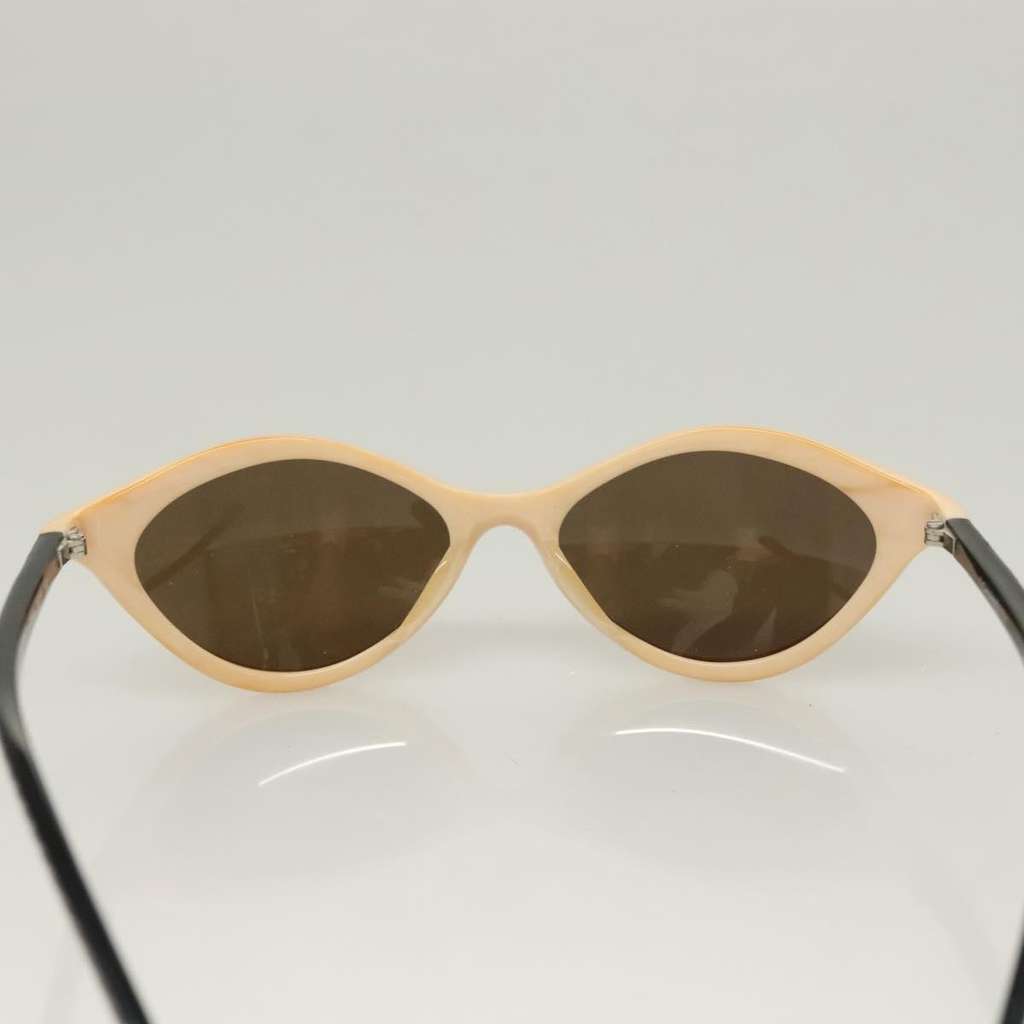 Chanel CHANEL Logo Sunglasses Eye Wear Beige Plastic Good condition - Back View