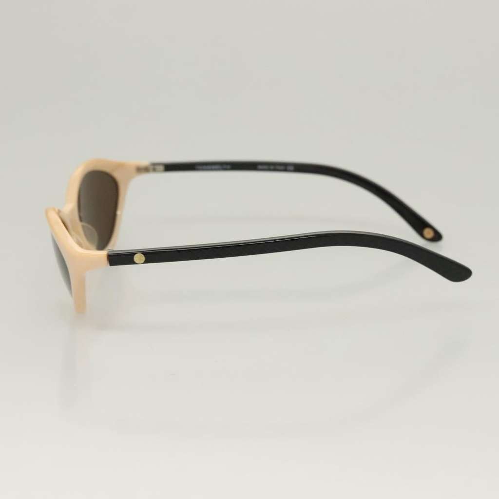 Chanel CHANEL Logo Sunglasses Eye Wear Beige Plastic Good condition - Inside View