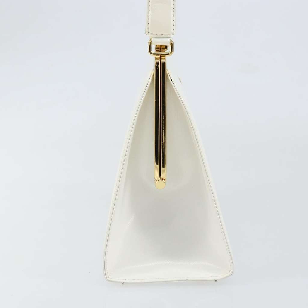 Versace Vintage Handbag White Leather Good condition - Inside View