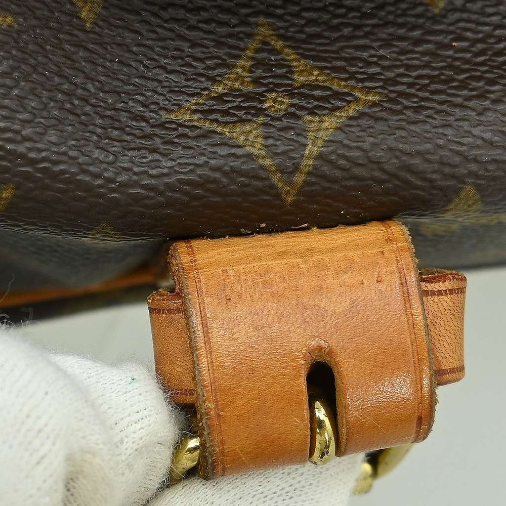 Louis Vuitton Saumur Handbag Brown Canvas Good condition - Box View