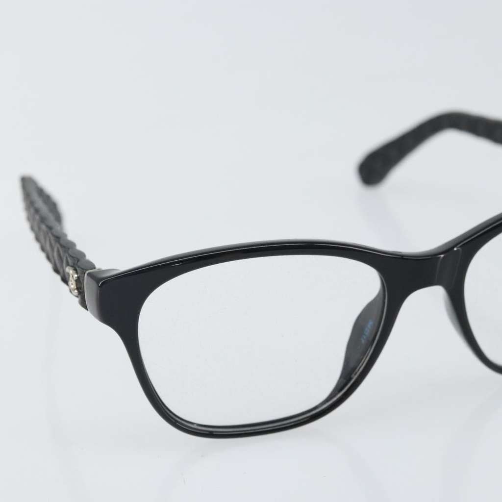 Chanel Logo CC Sunglasses Black Plastic Good condition - Box View