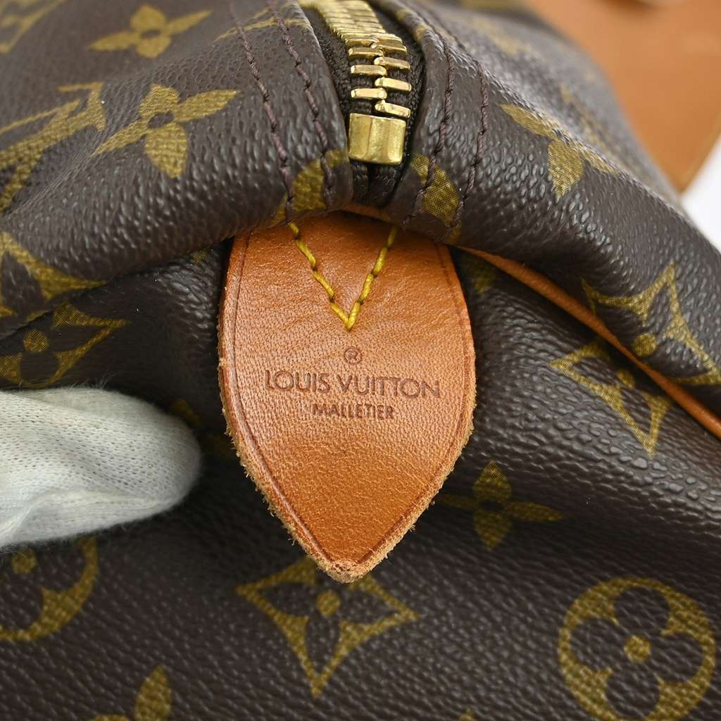 Louis Vuitton Keepall Bag Brown Canvas Good condition - Model View