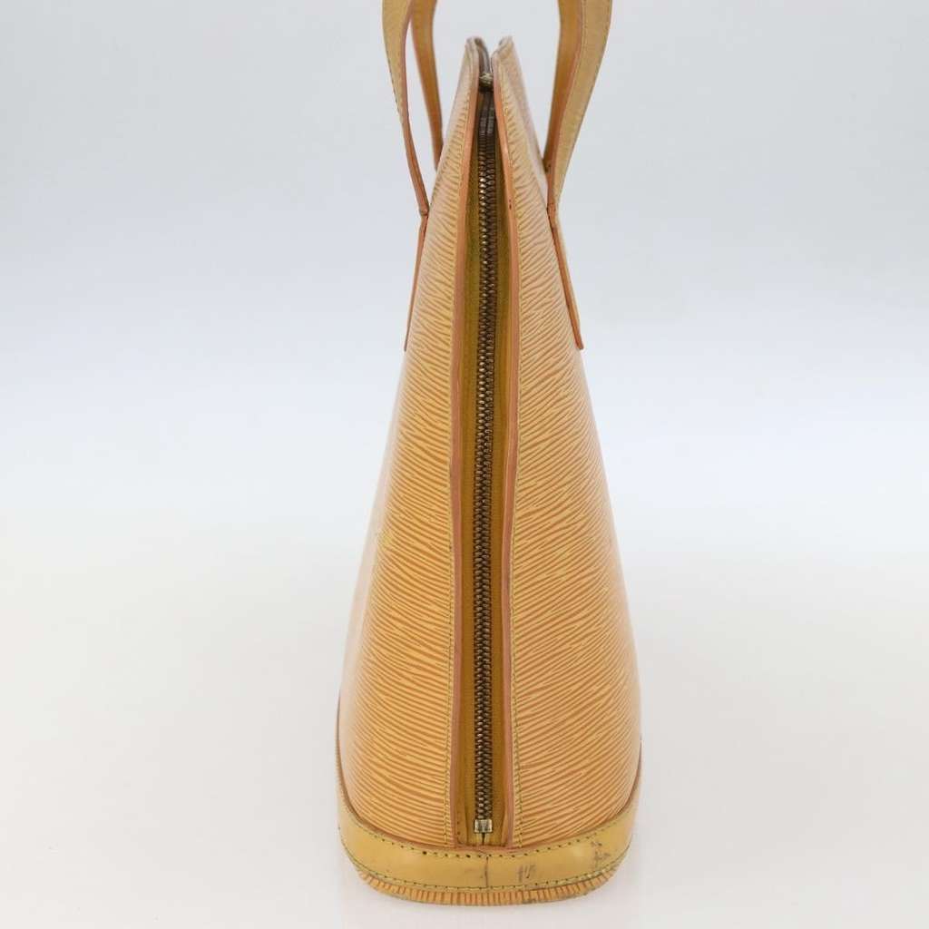 Louis Vuitton Lussac Handbag Yellow Leather Good condition - Inside View