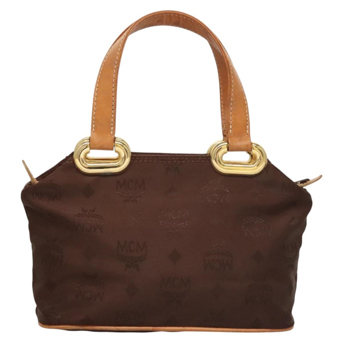 Mcm Visetos Handbag Brown Good condition - Back View