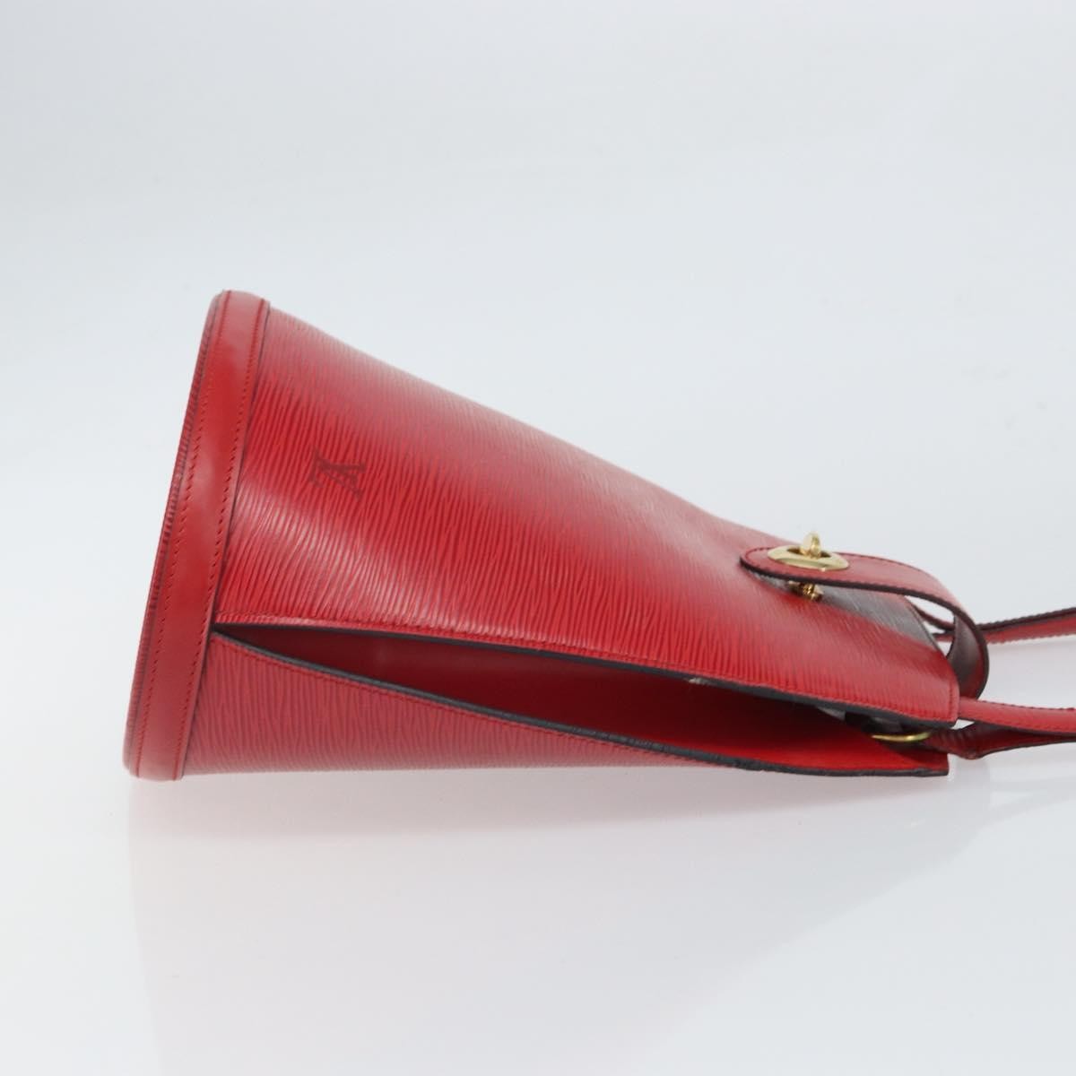 Louis Vuitton Cluny Shoulder Bag Red Leather Good condition - Inside View