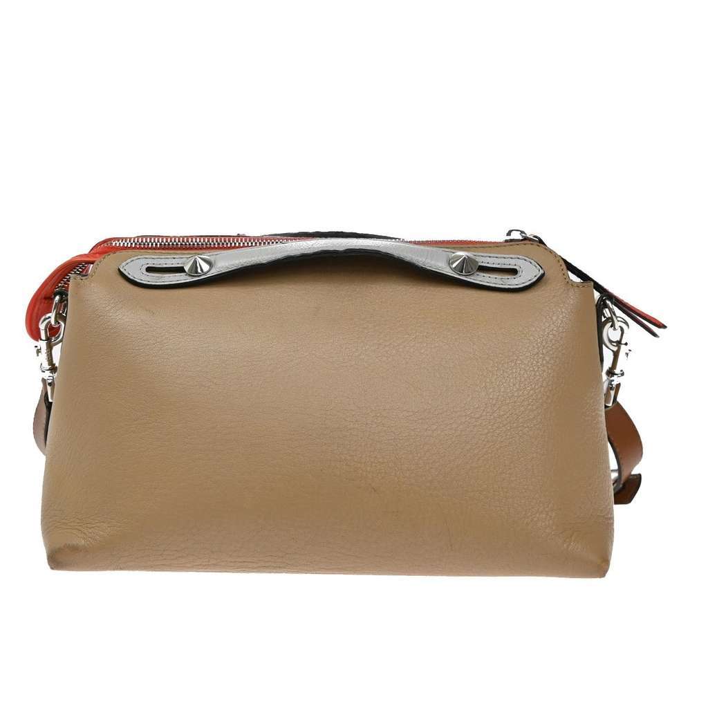 Fendi By The Way Satchel Beige Leather Good condition - Back View
