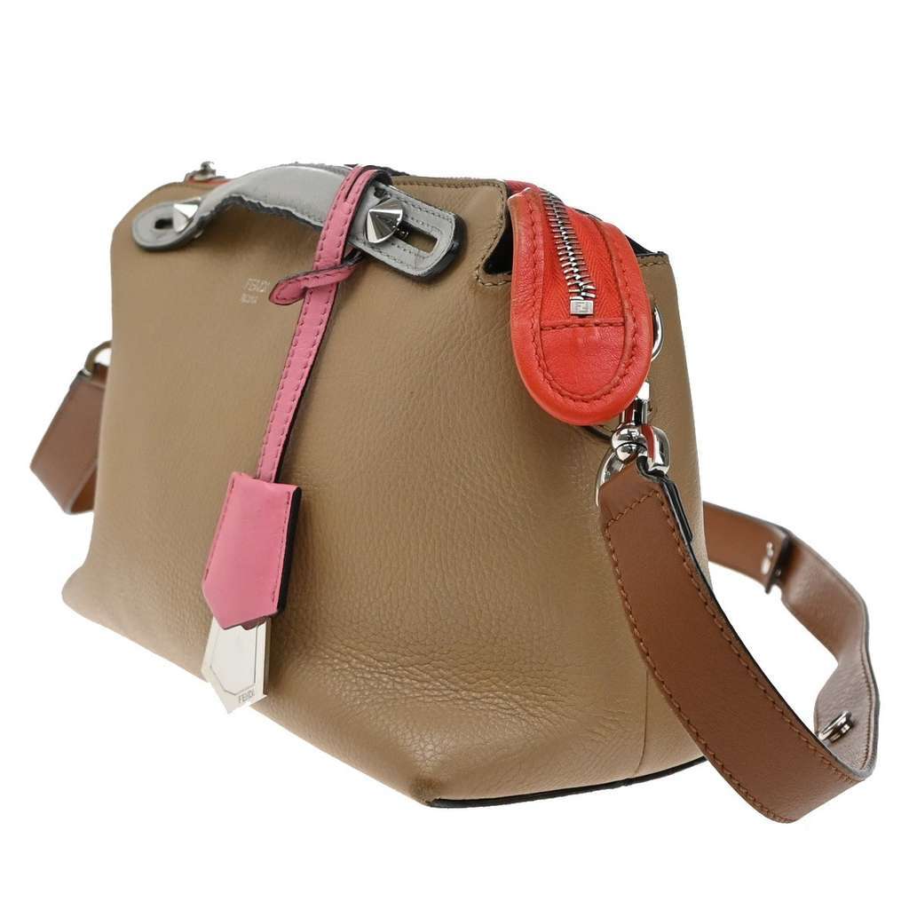 Fendi By The Way Satchel Beige Leather Good condition - Inside View