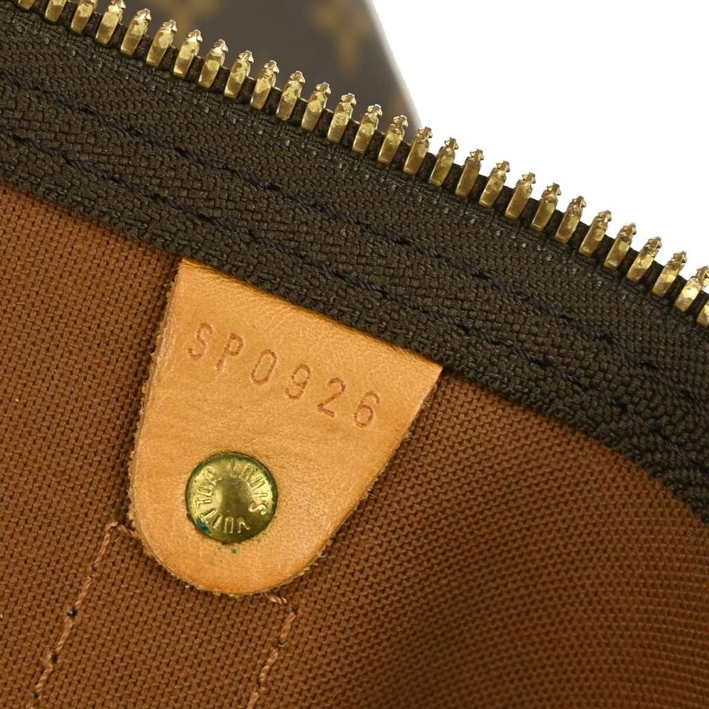 Louis Vuitton Keepall Bag Brown Canvas Good condition - Model View