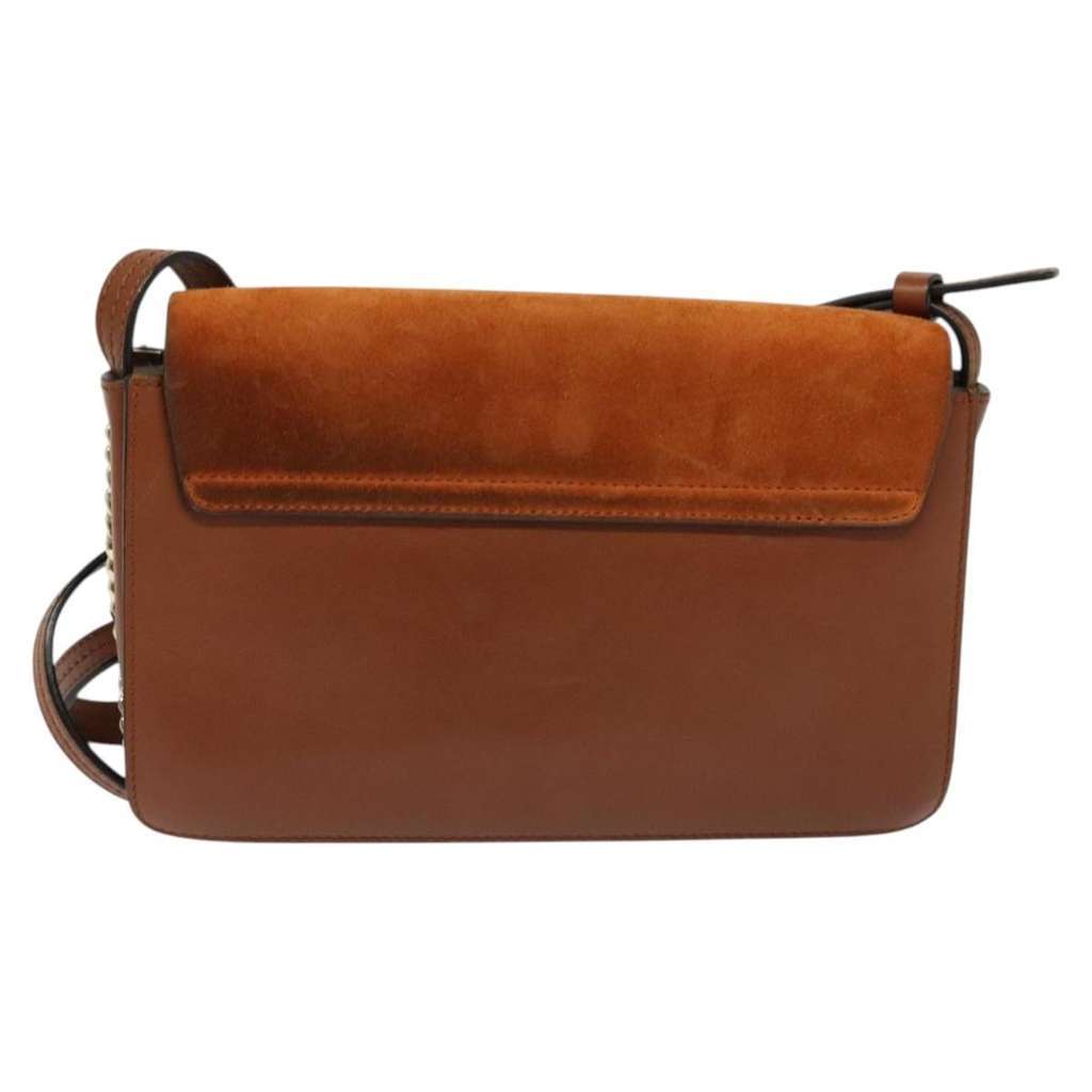 Chloe Faye Shoulder Bag Orange Leather Good condition - Back View