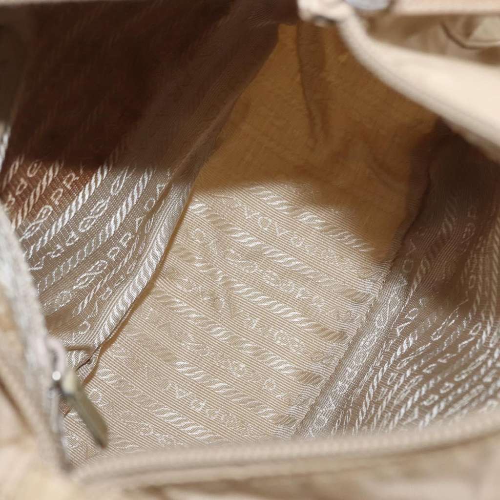 Prada Buckle Messenger Bag Beige Good condition - Box View