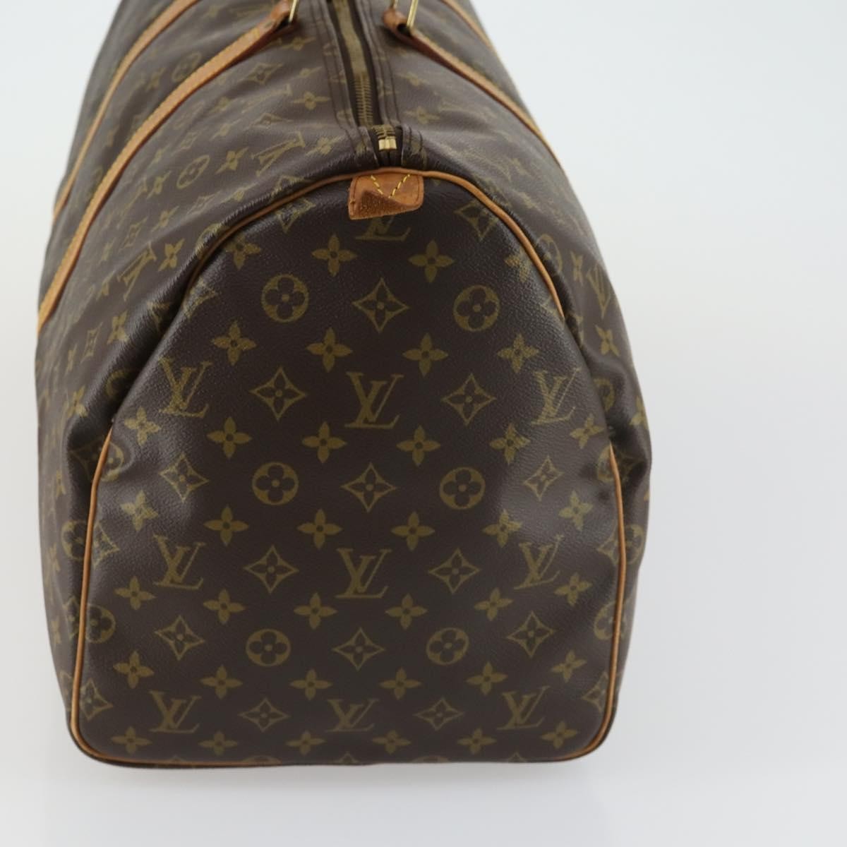 Louis Vuitton Keepall Bag Brown Canvas Good condition - Model View