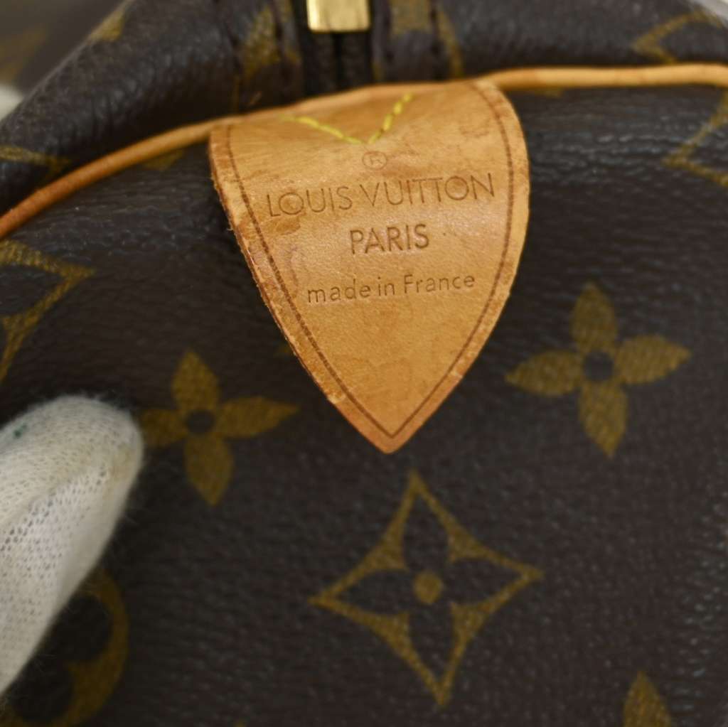 Louis Vuitton Keepall Bag Brown Canvas Fair condition - Model View