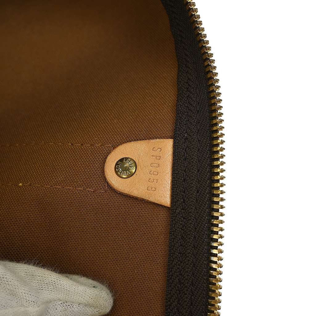 Louis Vuitton Keepall Bag Brown Canvas Fair condition - Box View
