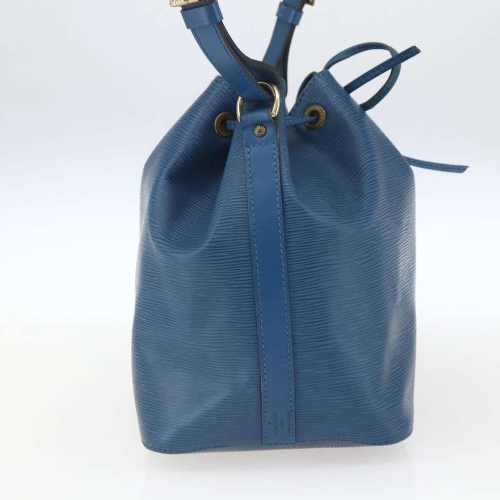 Louis Vuitton Petit Noe Handbag Blue Leather Fair condition - Inside View
