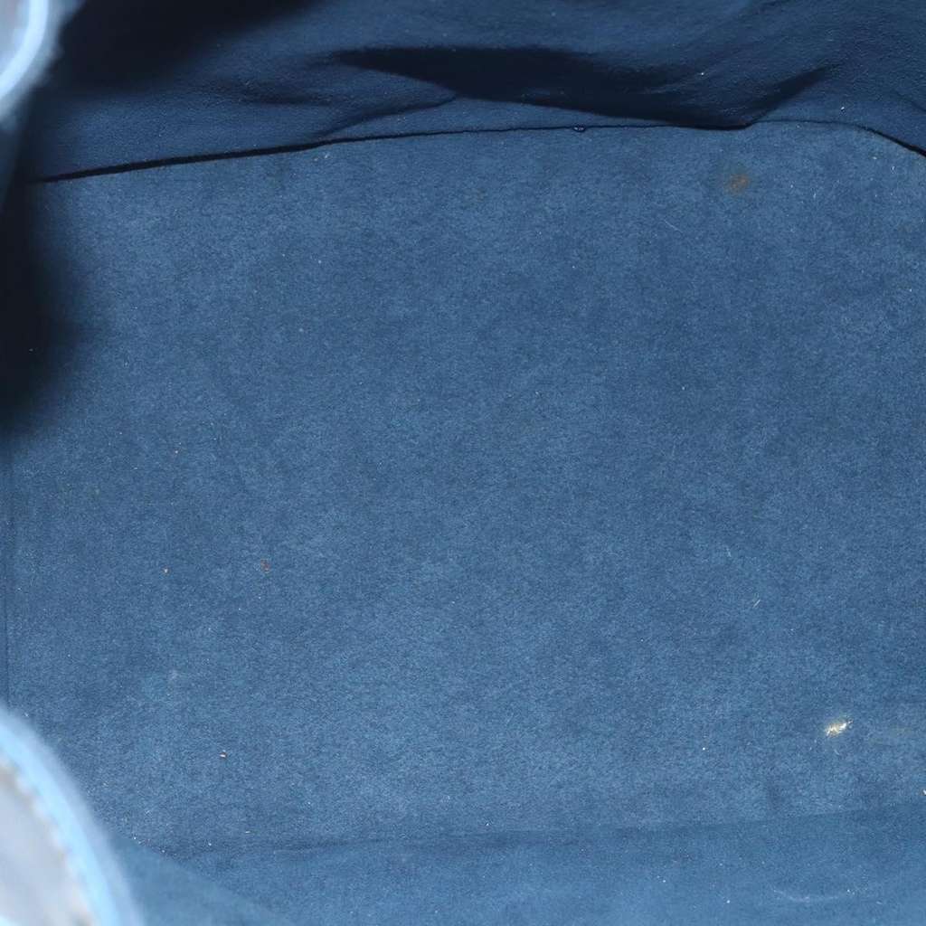 Louis Vuitton Petit Noe Handbag Blue Leather Fair condition - Box View