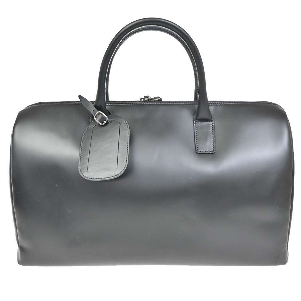 Gucci Vintage Boston Bag Black Leather Good condition - Back View