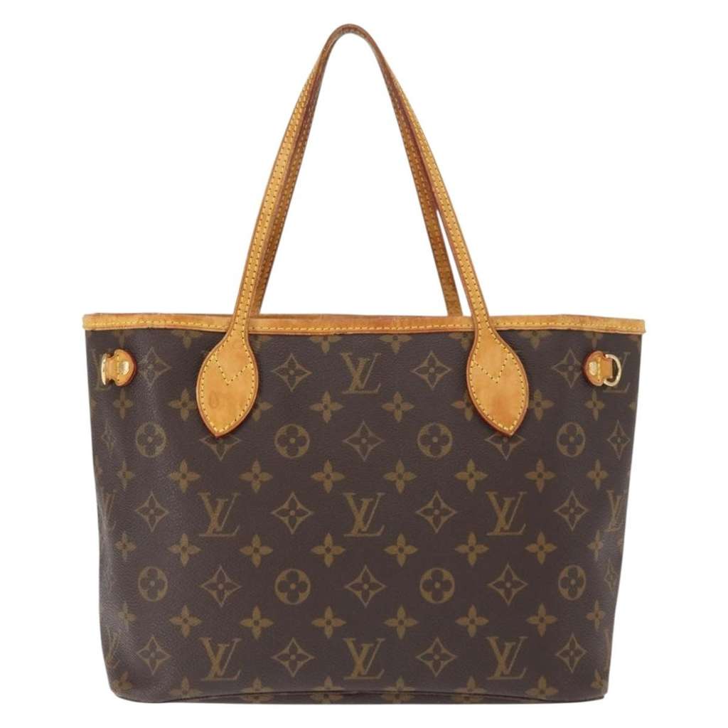 Louis Vuitton Neverfull Tote Brown Canvas Fair condition - Back View
