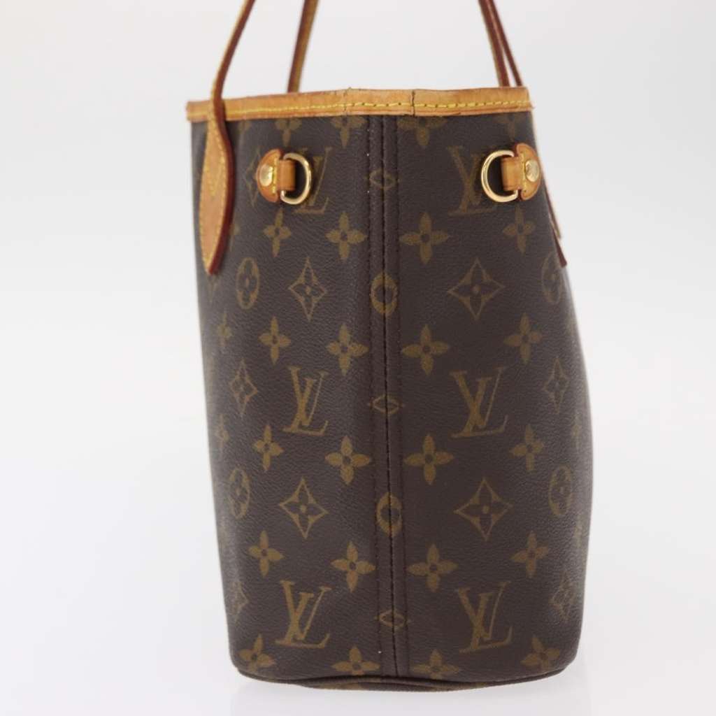 Louis Vuitton Neverfull Tote Brown Canvas Fair condition - Inside View