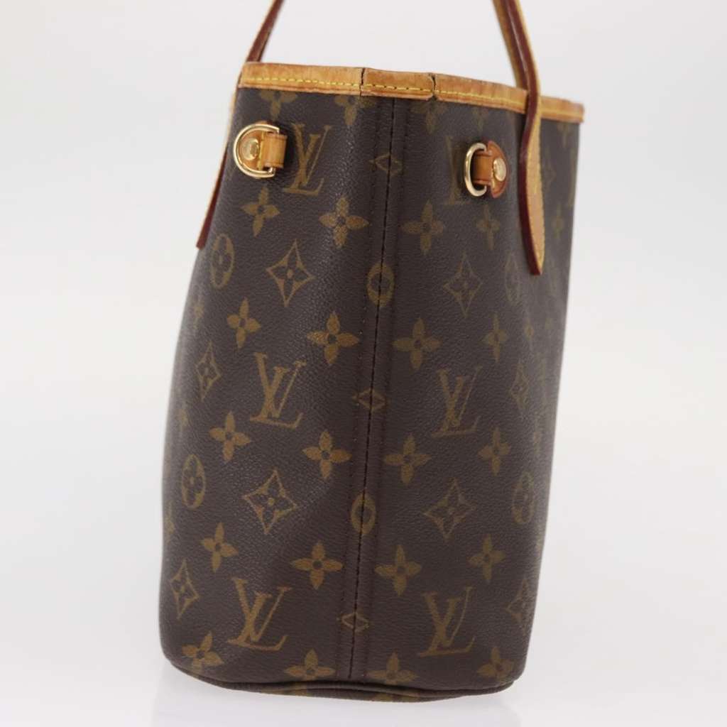 Louis Vuitton Neverfull Tote Brown Canvas Fair condition - Model View