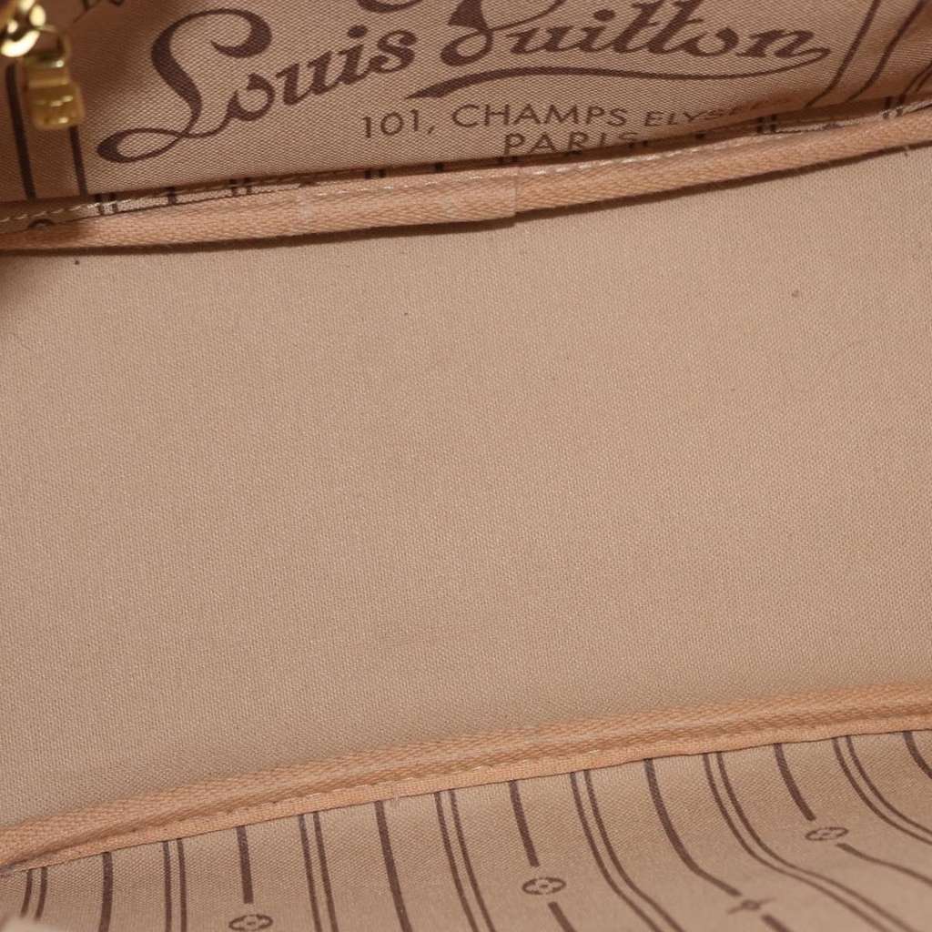 Louis Vuitton Neverfull Tote Brown Canvas Fair condition - Box View