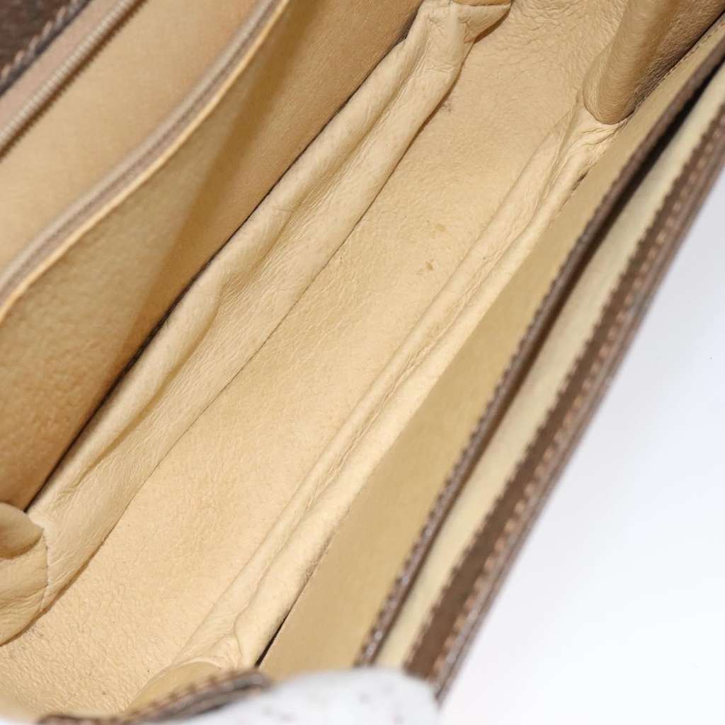 Gucci Vintage Handbag Brown Leather Good condition - Box View