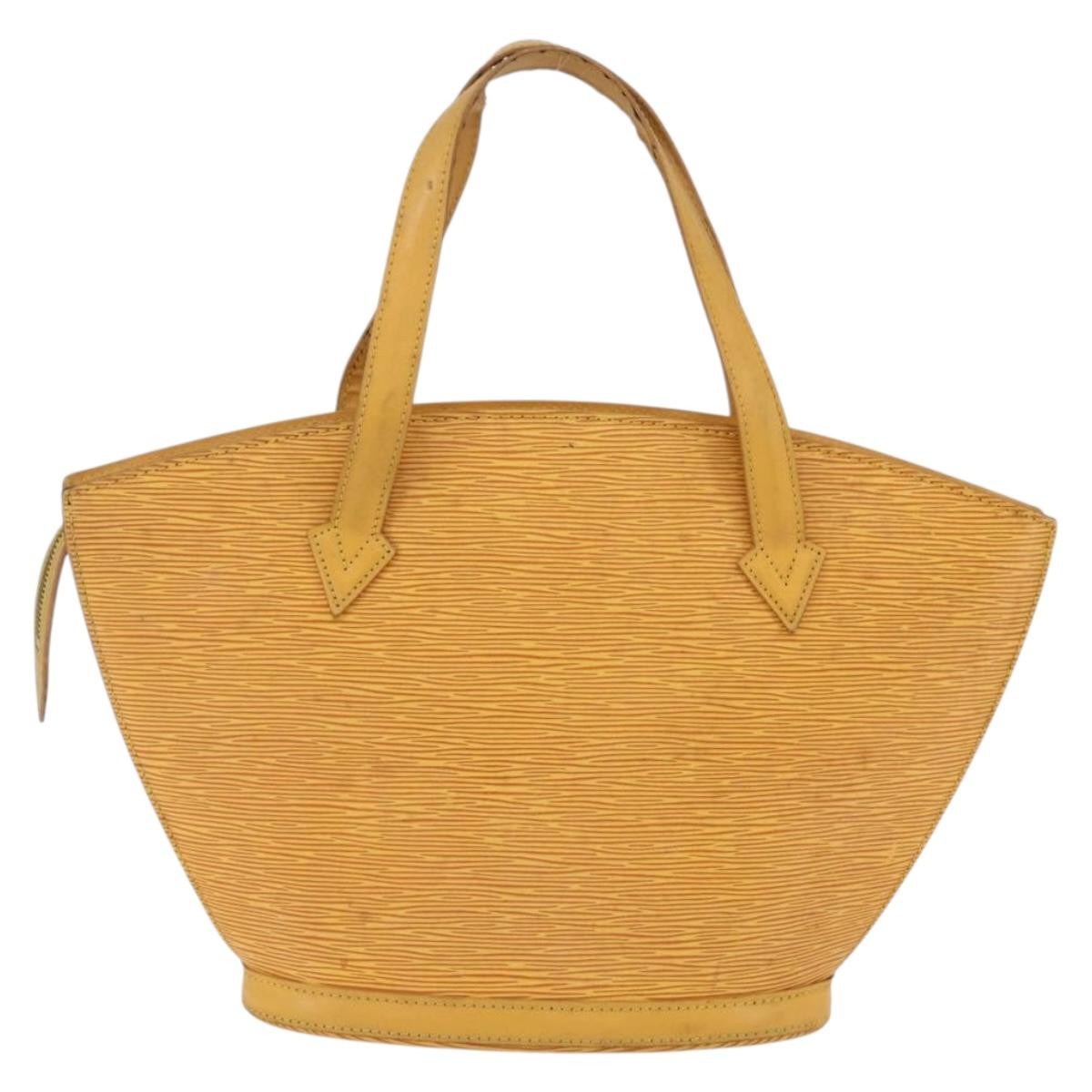 Louis Vuitton Saint Jacques Handbag Yellow Leather Fair condition - Back View