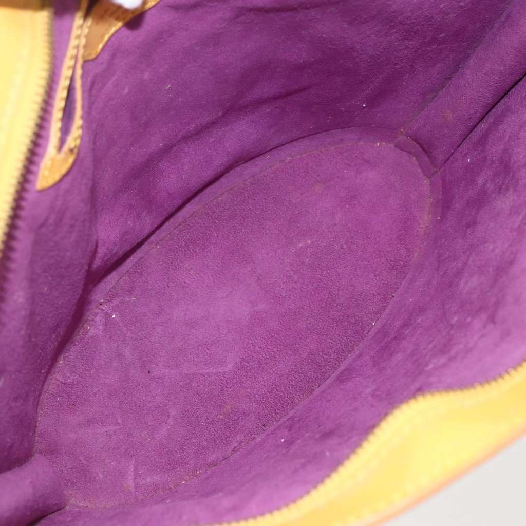 Louis Vuitton Saint Jacques Handbag Yellow Leather Fair condition - Box View