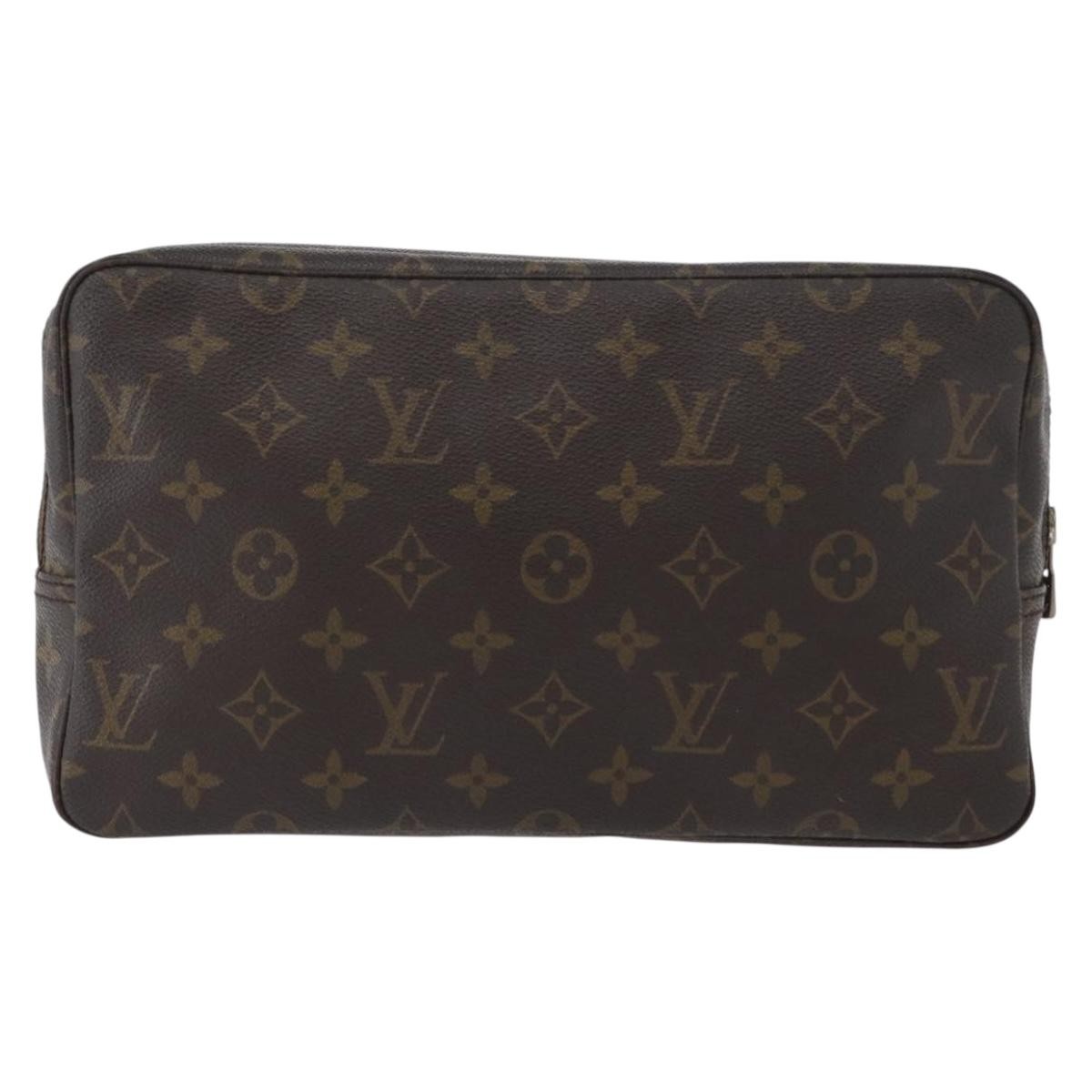 Louis Vuitton Trousse Toilette Brown Canvas Good condition - Back View