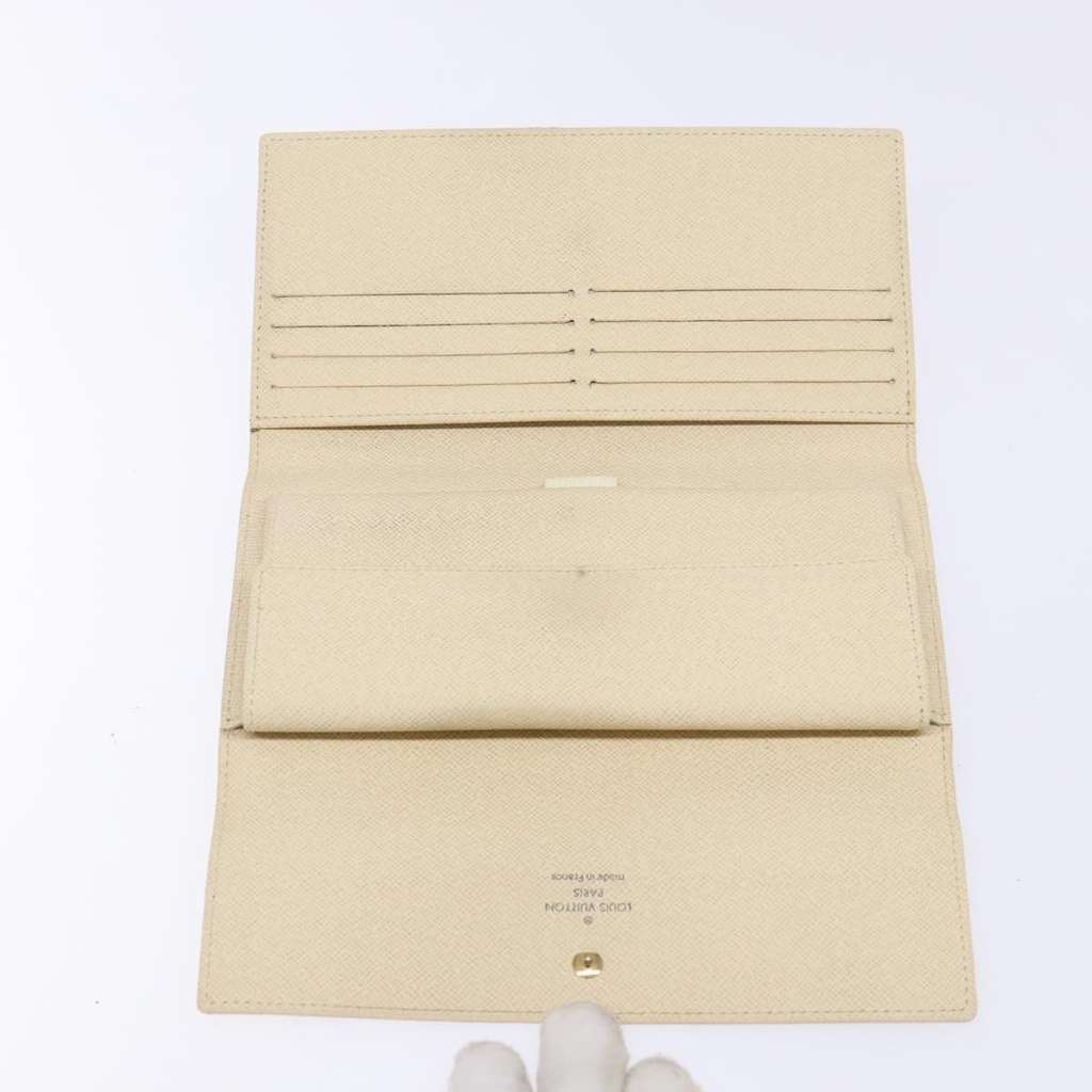 Louis Vuitton Porte Tresor International Wallet Beige Canvas Good condition - Box View