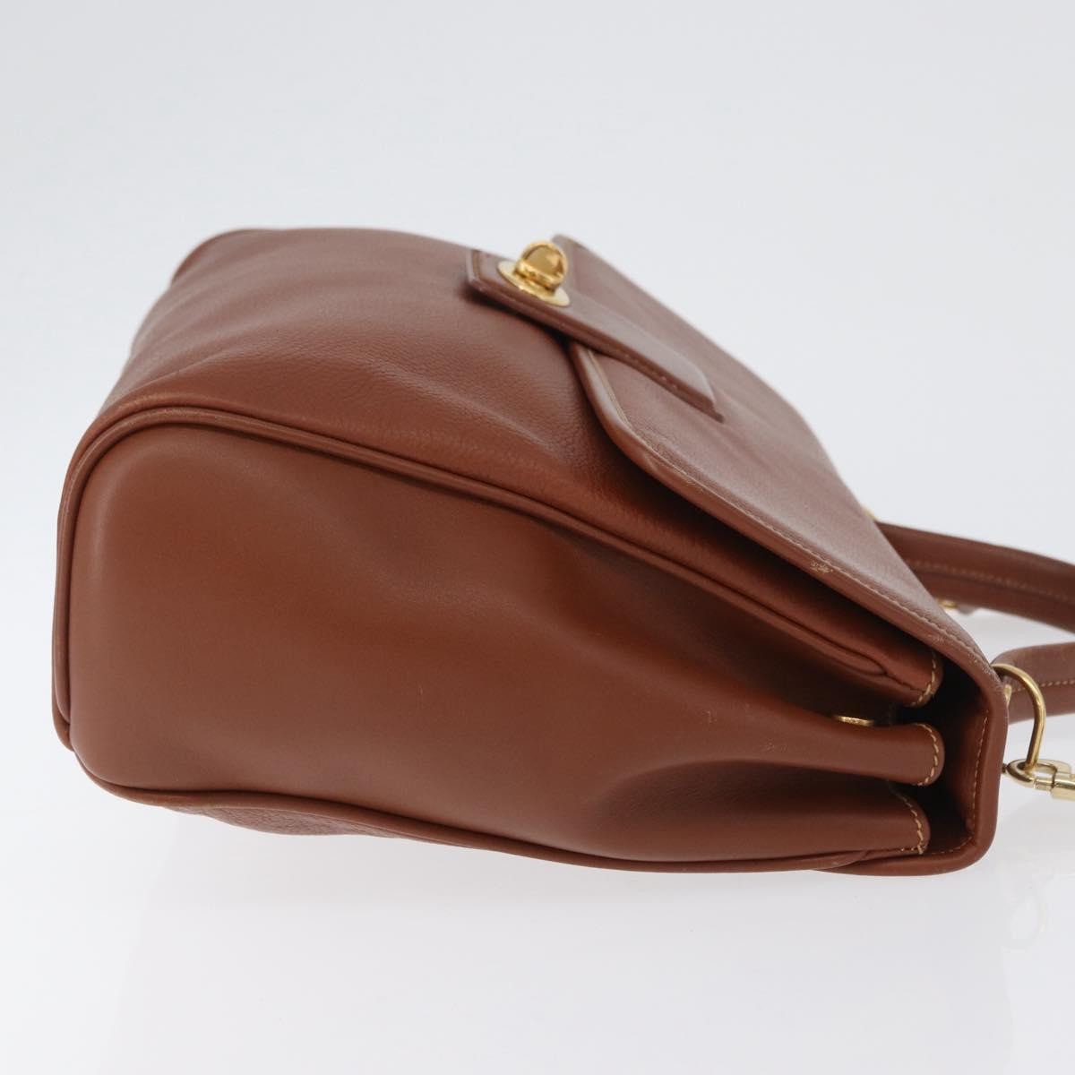 Gucci Vintage Handbag Brown Leather Good condition - Inside View