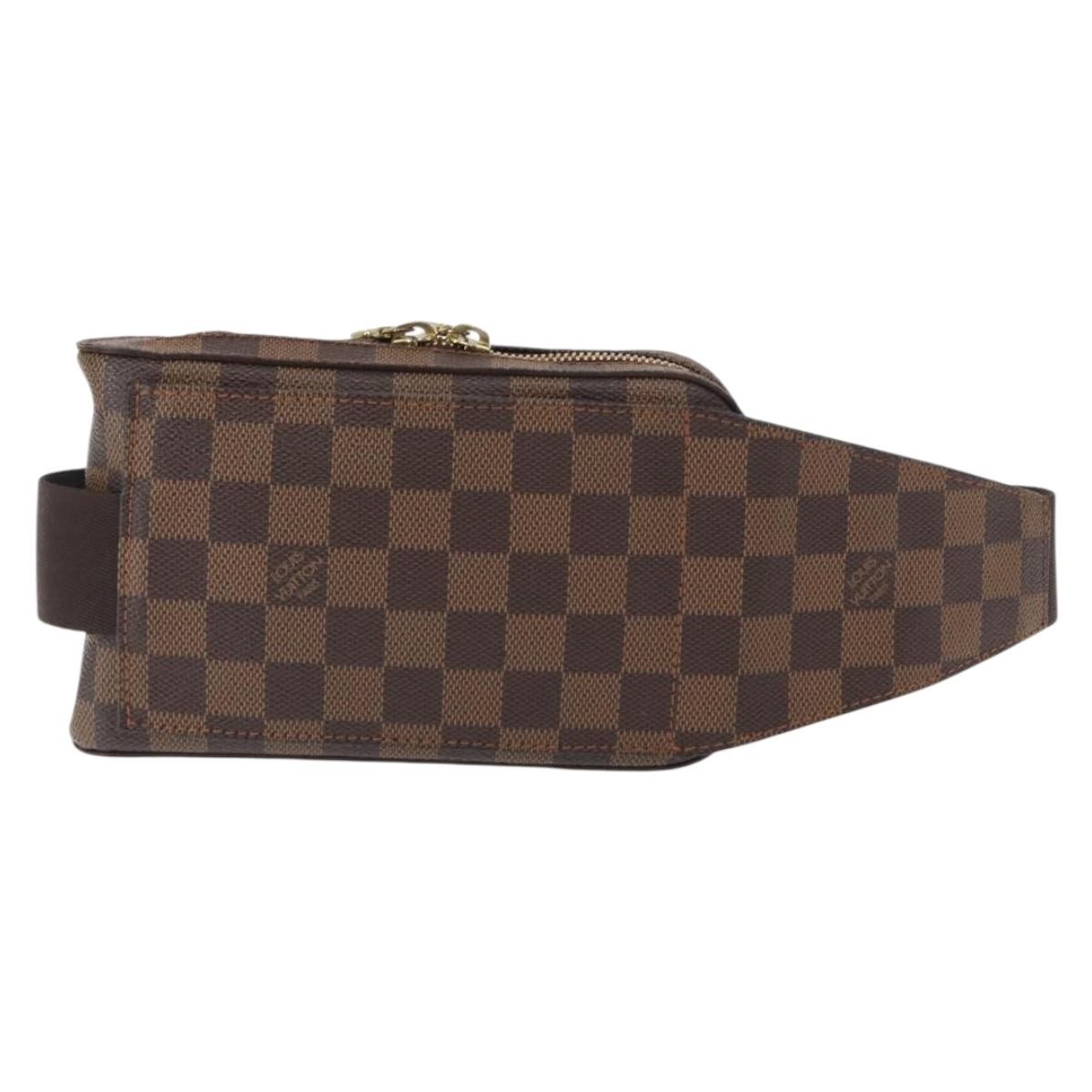 Louis Vuitton Geronimos Waist Bag Brown Canvas Good condition - Back View