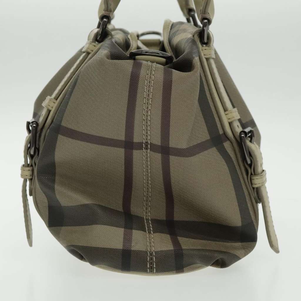 Burberry Nova Check Handbag Beige Canvas Good condition - Inside View