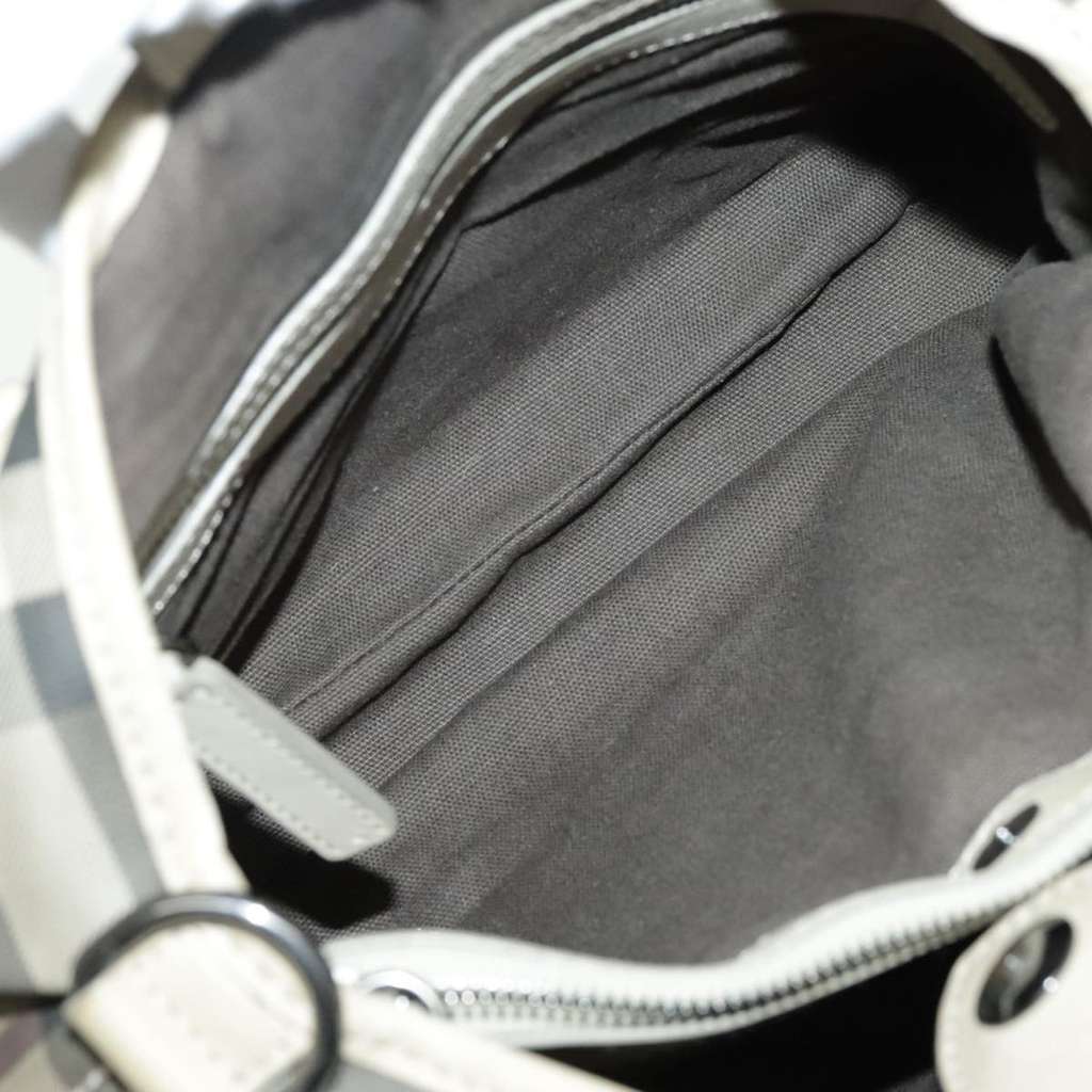 Burberry Nova Check Handbag Beige Canvas Good condition - Box View