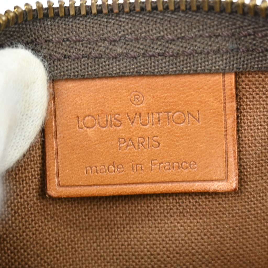 Louis Vuitton Speedy Mini HL Handbag Brown Canvas Fair condition - Model View