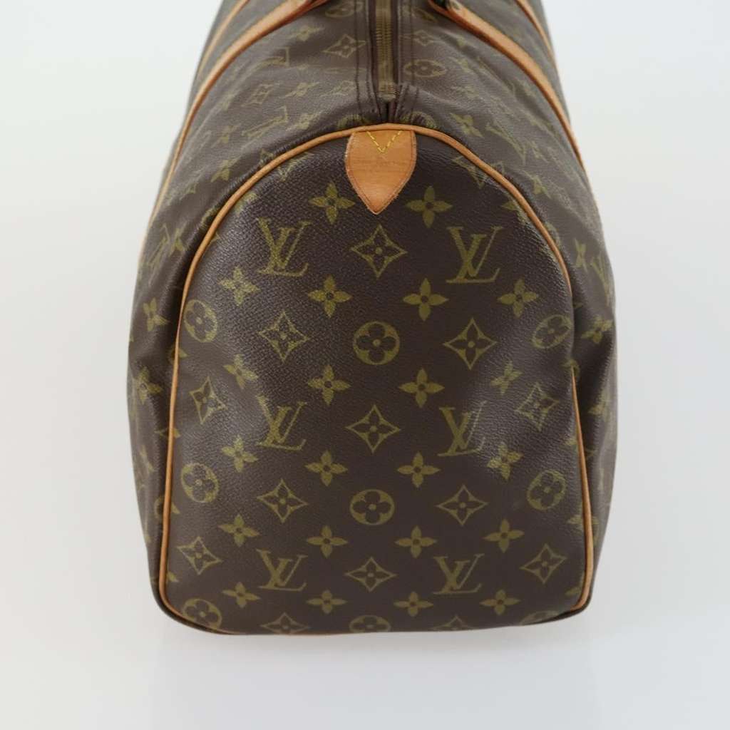 Louis Vuitton Keepall Bag Brown Canvas Good condition - Model View