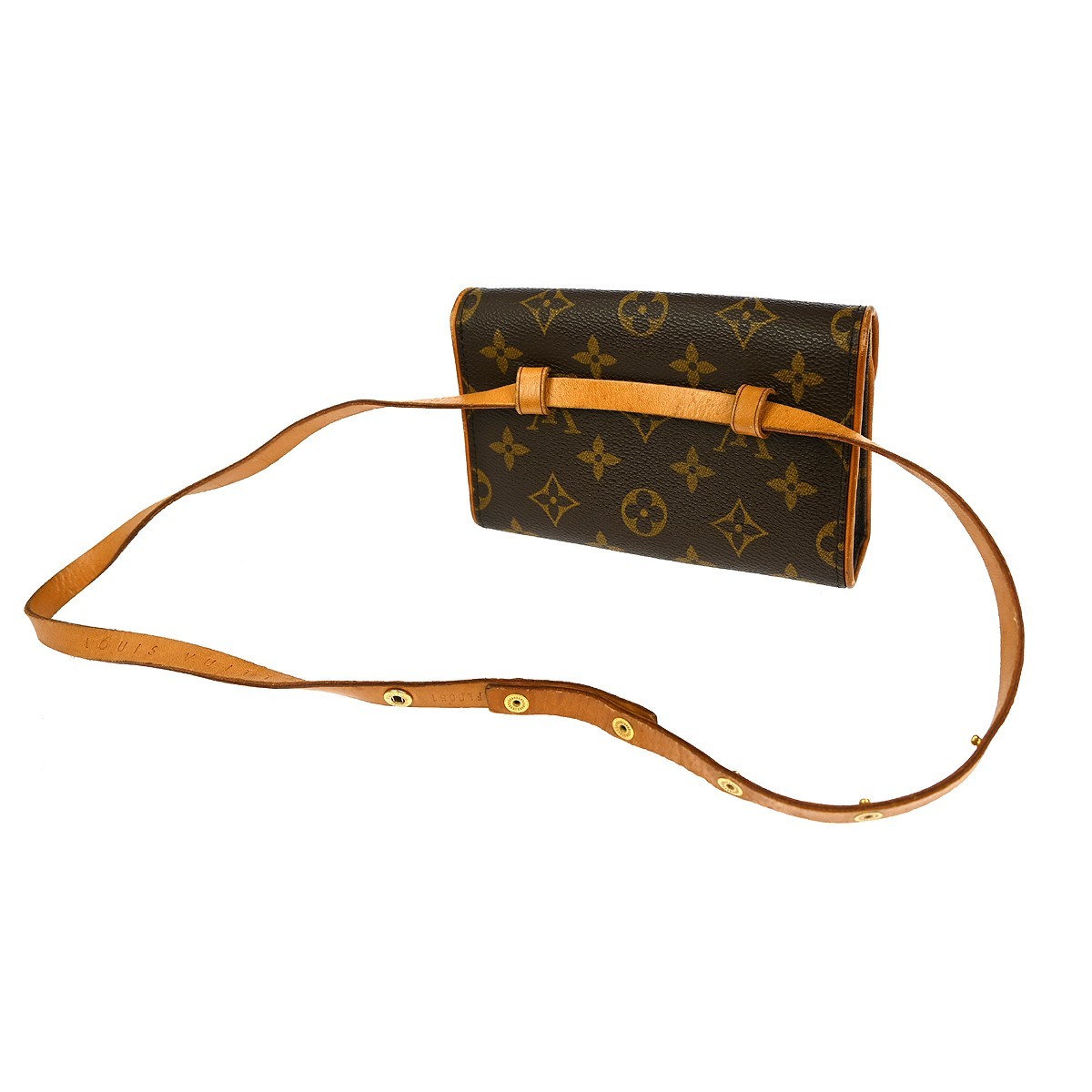 Louis Vuitton Florentine Waist Bag Brown Canvas Good condition - Back View