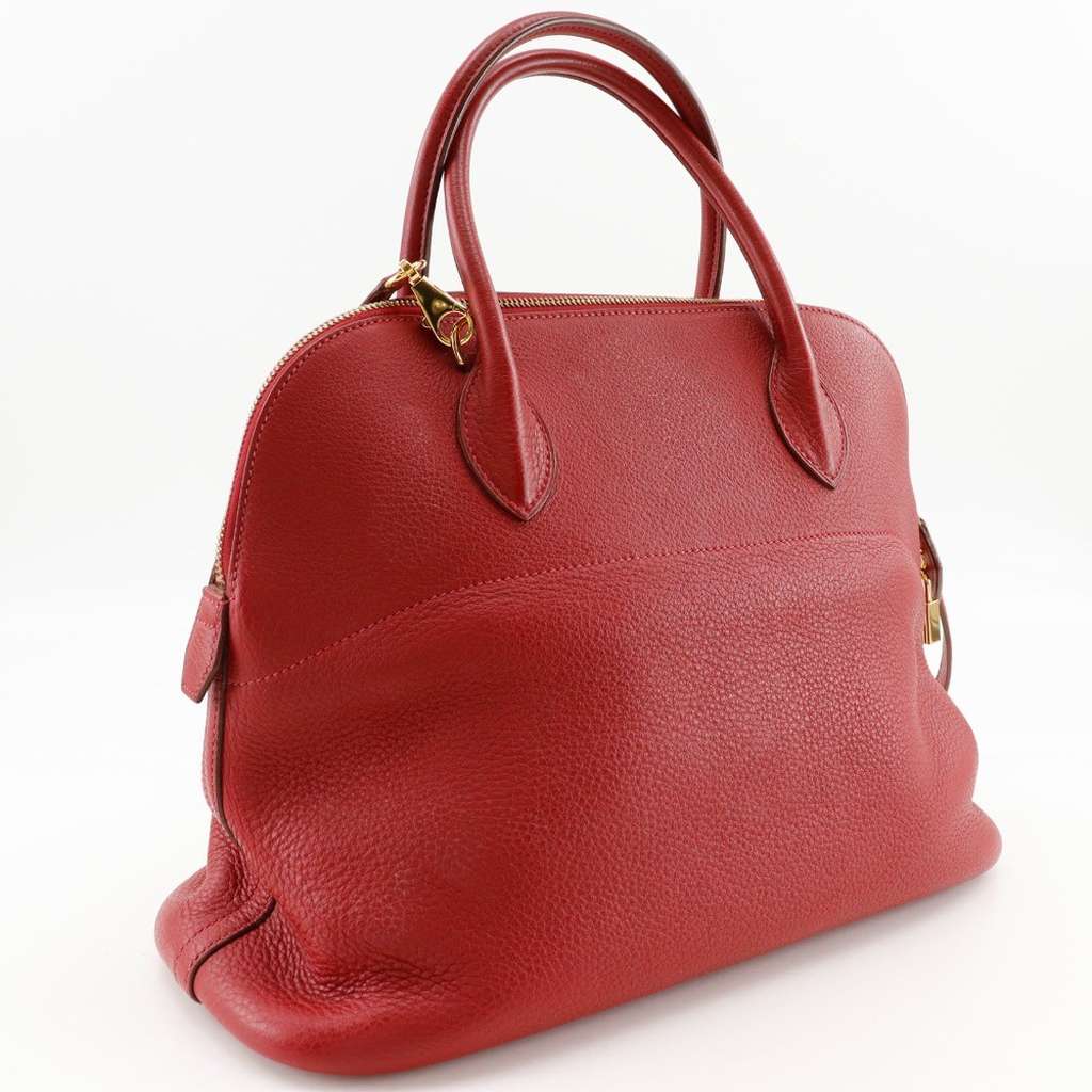 Hermès Bolide Bag Red Leather Good condition - Inside View