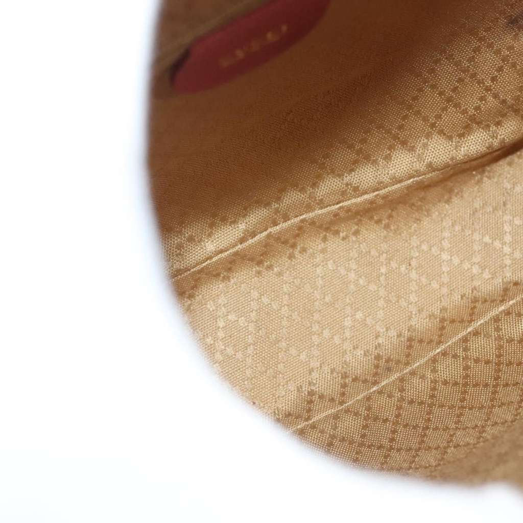 Gucci Vintage Bamboo Backpack Red Suede Good condition - Box View