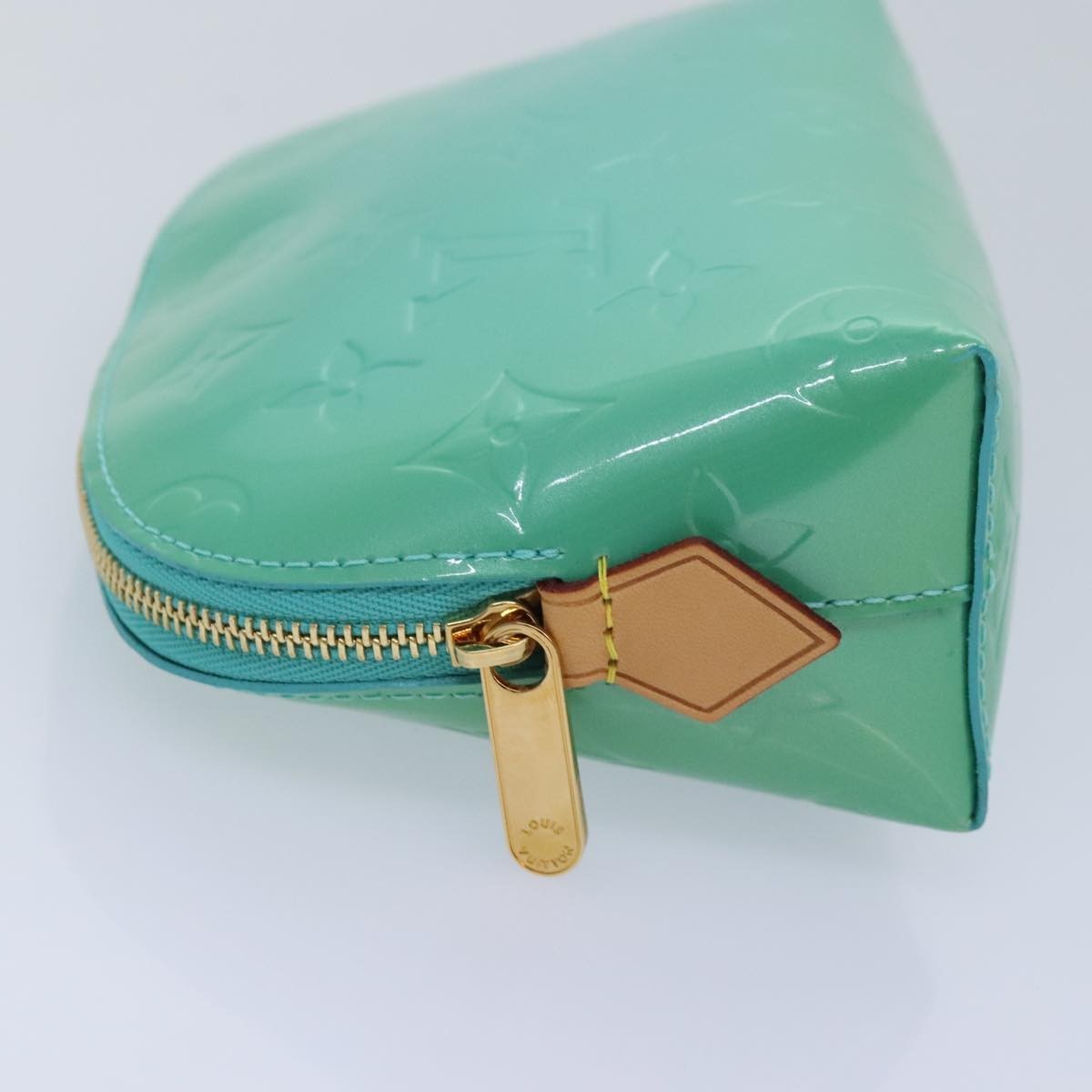 Louis Vuitton Cosmetic Pouch Blue Good condition - Inside View