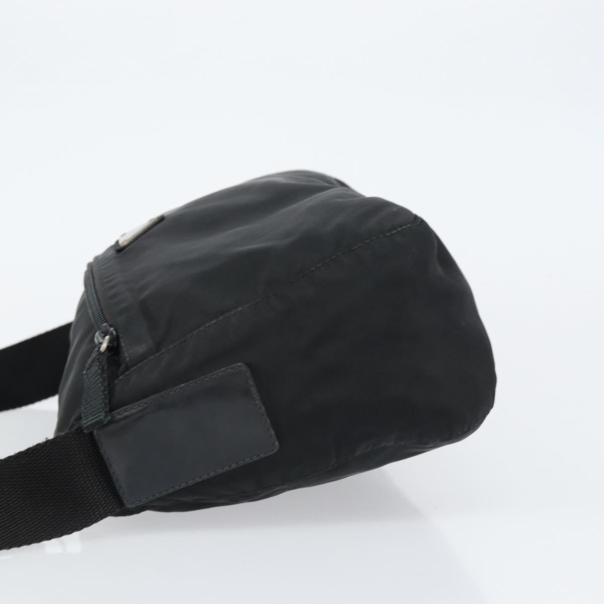 Prada Front Zip Messenger Bag Black Good condition - Model View