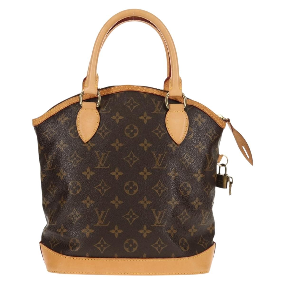 Louis Vuitton Lockit Handbag Brown Canvas Good condition - Back View