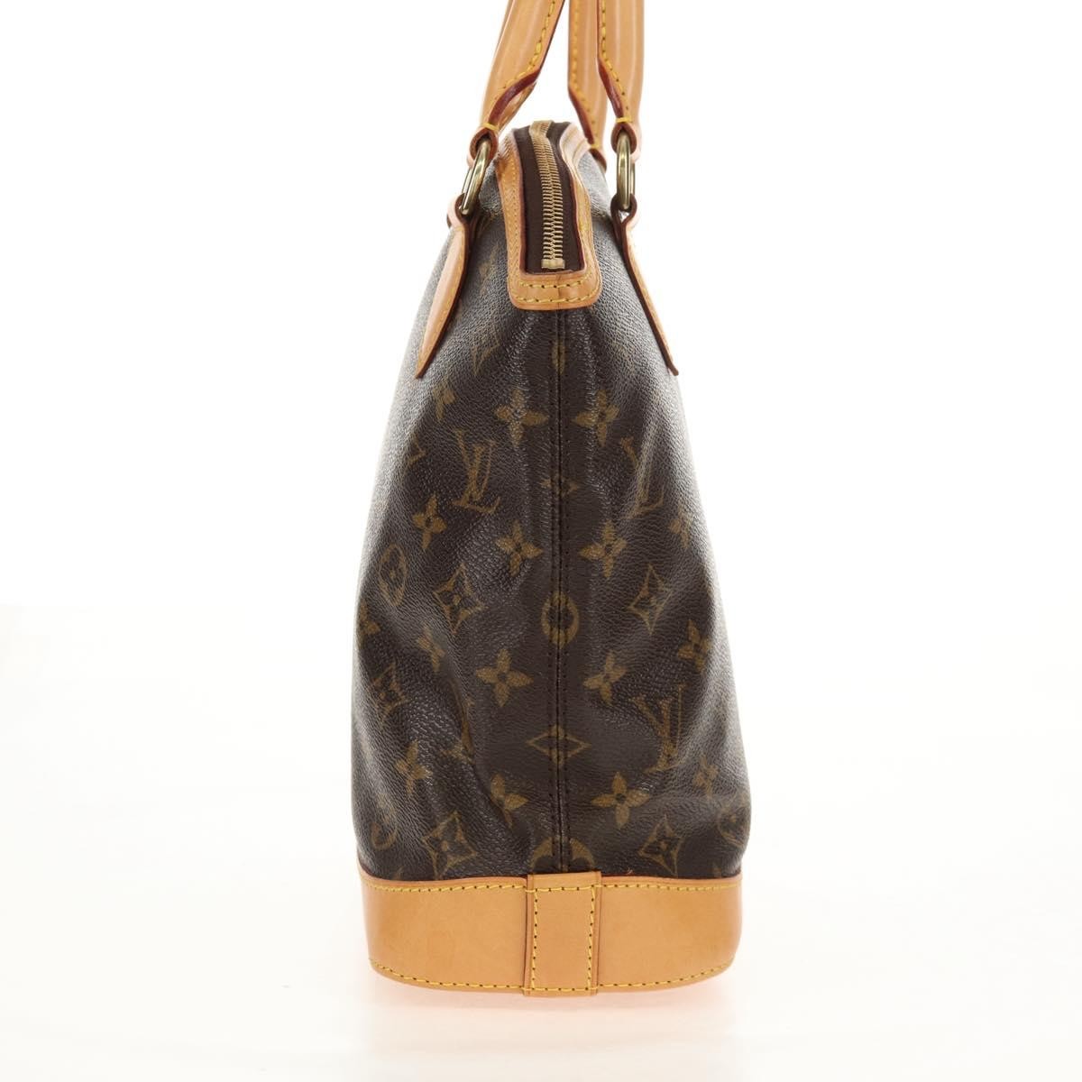 Louis Vuitton Lockit Handbag Brown Canvas Good condition - Inside View