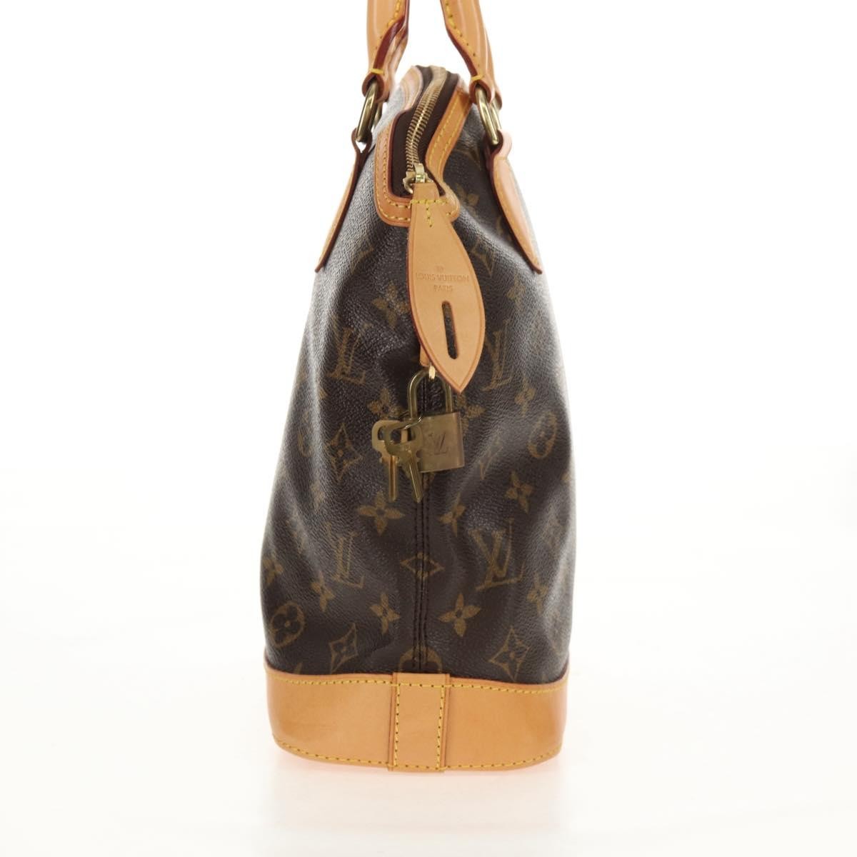 Louis Vuitton Lockit Handbag Brown Canvas Good condition - Model View