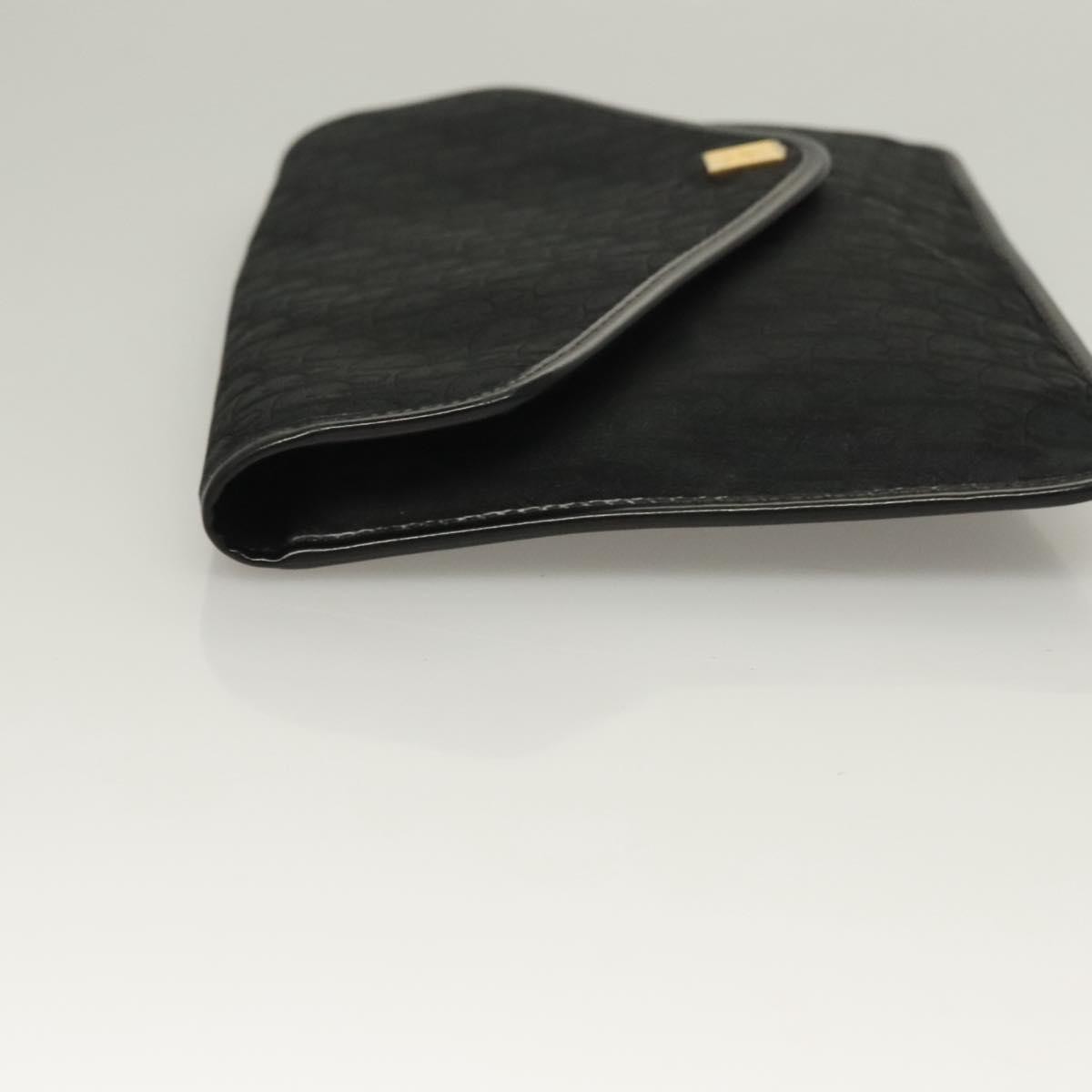 Christian Dior Vintage Trotter Pouch Black Canvas Good condition - Model View