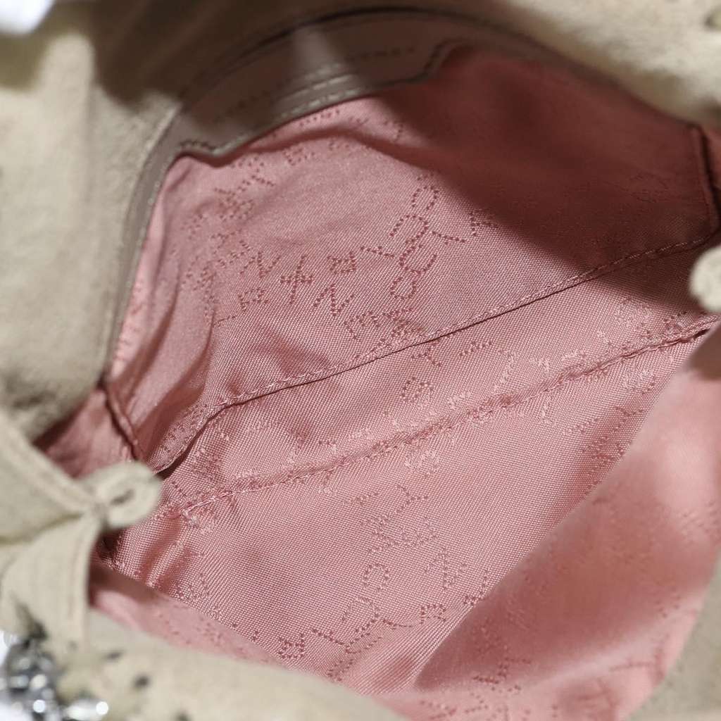 Stella Mccartney Falabella Fold Over Bag Beige Polyester Good condition - Box View